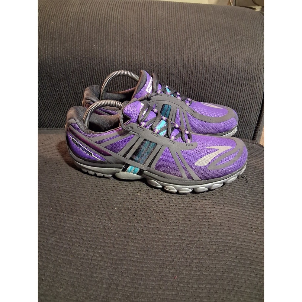 Brooks Pure Cadence 2 Women's Purple Gray Athletic Running Sneakers Shoes 10B - Picture 3 of 8